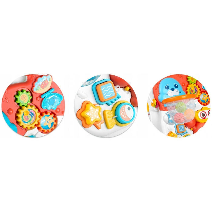 Antemergator educational 2 in 1 Ricokids RK-810 Alb cu rosu