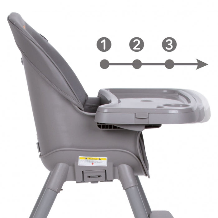 Scaun de masa 4 in 1 Kidwell EATAN Gray