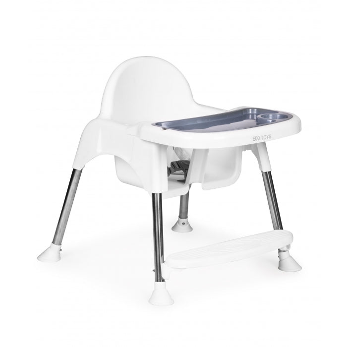 Scaun de masa 2 in 1 Ecotoys HC-135 - Alb