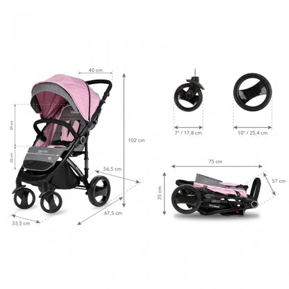 Carucior sport Kidwell CARELL Pink
