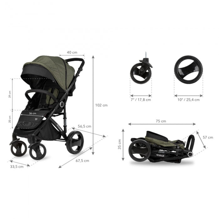 Carucior sport Kidwell CARELL Khaki