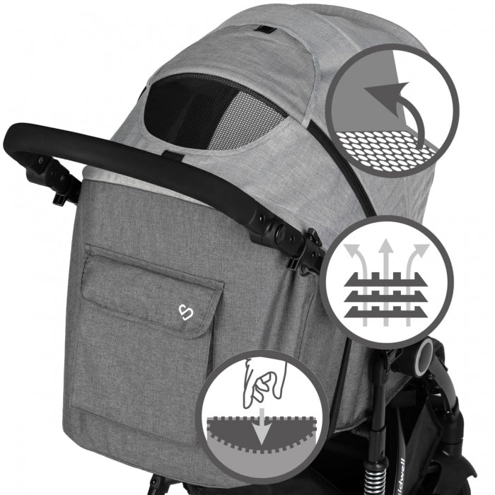 Carucior sport Kidwell CARELL Light Gray