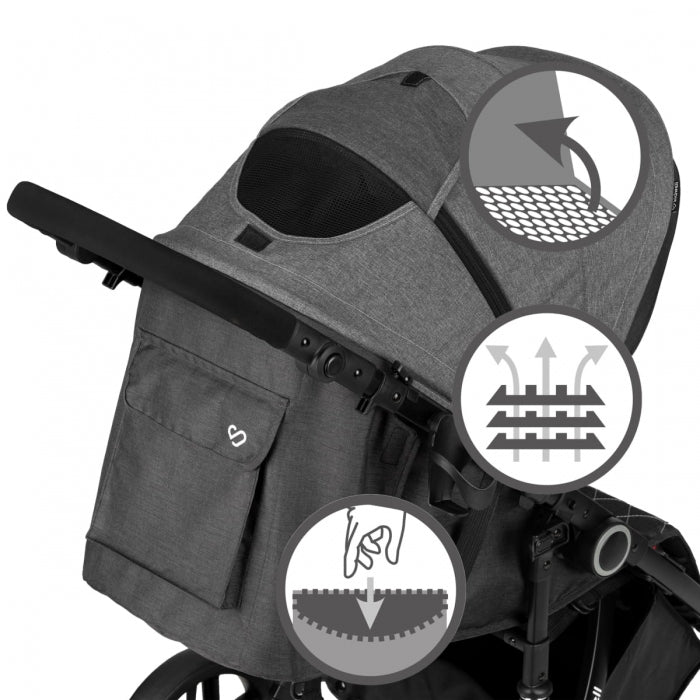 Carucior sport Kidwell CARELL Dark Gray