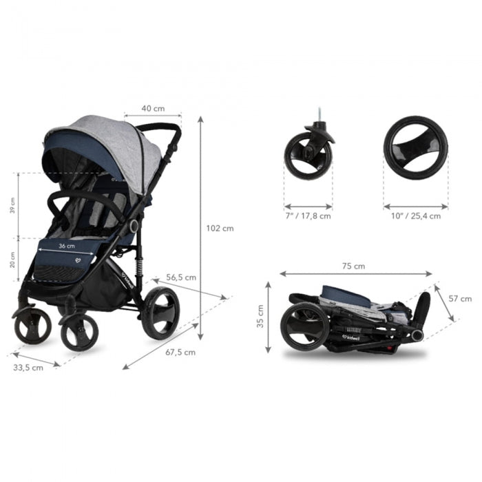 Carucior sport Kidwell CARELL Dark Blue