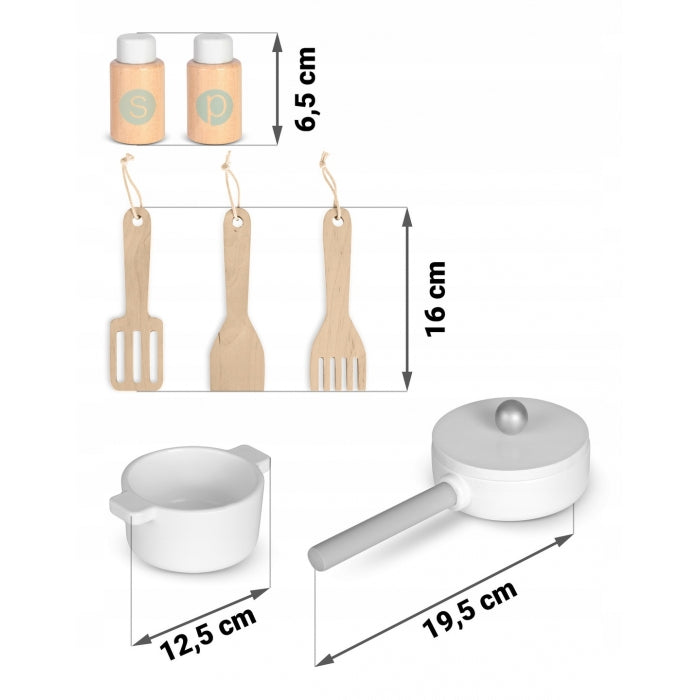 Bucatarie din lemn pentru copii Ricokids RC-794