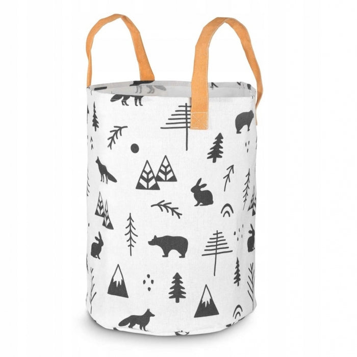 Cos mare pentru depozitarea jucariilor Nukido - Alb