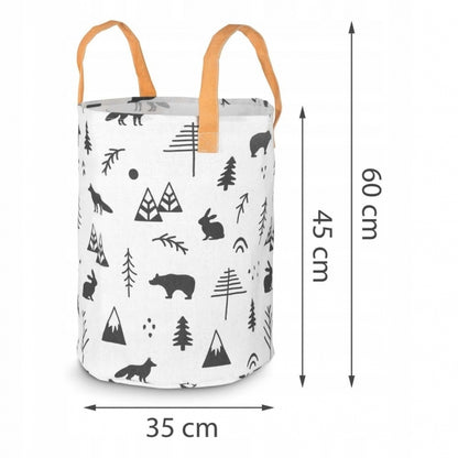 Cos mare pentru depozitarea jucariilor Nukido - Alb