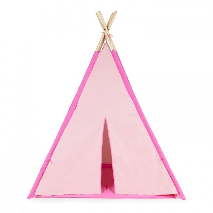Cort indian teepee de joaca pentru copii, tip wigwam Ecotoys - Roz