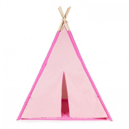 Cort indian teepee de joaca pentru copii, tip wigwam Ecotoys - Roz