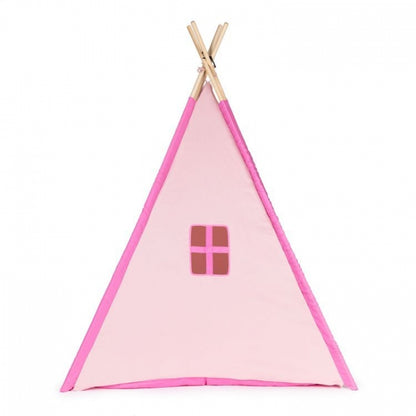 Cort indian teepee de joaca pentru copii, tip wigwam Ecotoys - Roz