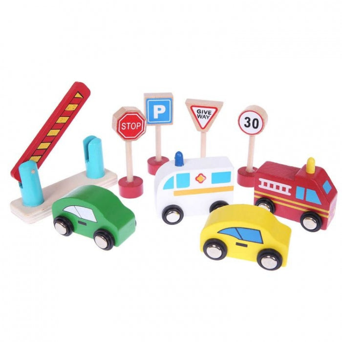 Garaj tip pista pentru masinute cu lift si masinute Ecotoys 1085