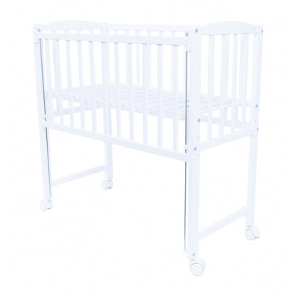 Patut cu roti si laterala culisanta VESSANTI MINI - Alb