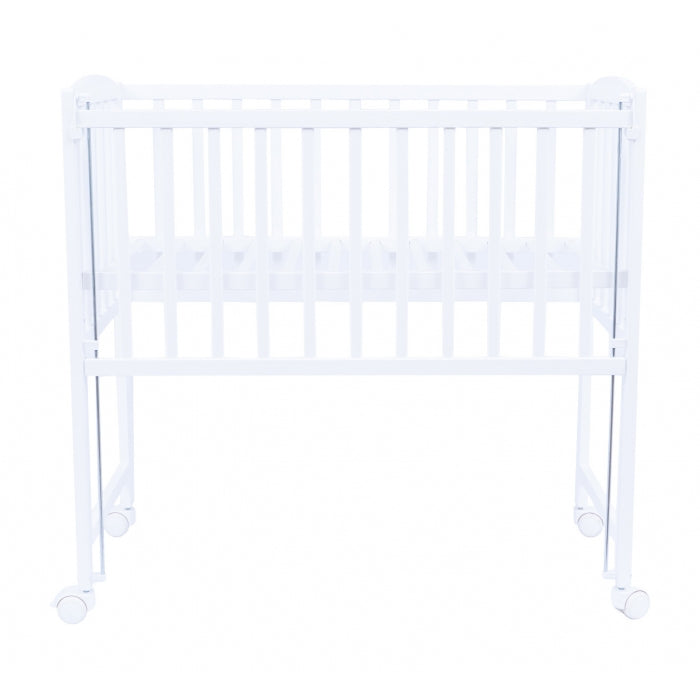 Patut cu roti si laterala culisanta VESSANTI MINI - Alb