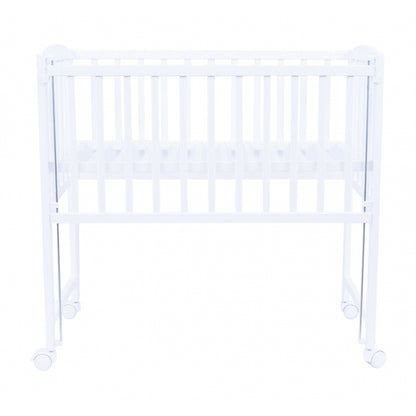 Patut cu roti si laterala culisanta VESSANTI MINI - Alb