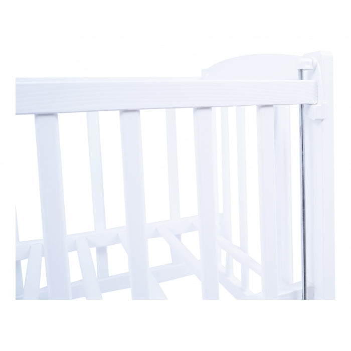 Patut cu roti si laterala culisanta VESSANTI MINI - Alb