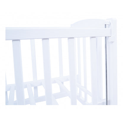 Patut cu roti si laterala culisanta VESSANTI MINI - Alb