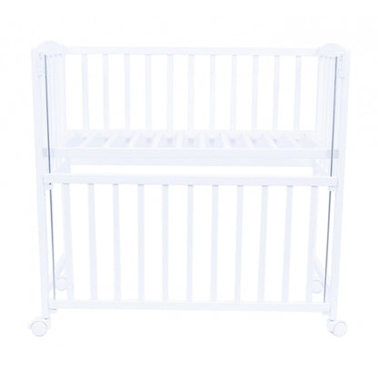 Patut cu roti si laterala culisanta VESSANTI MINI - Alb