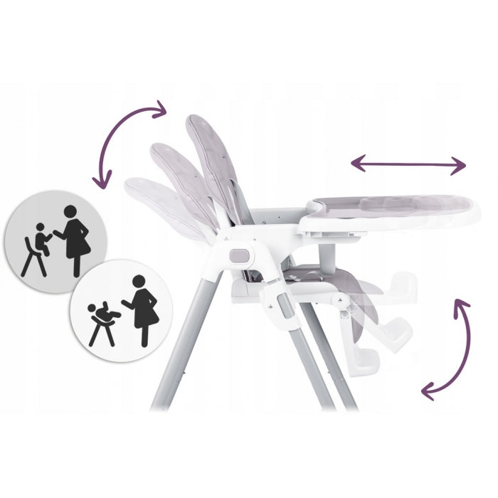 Scaun de masa pentru copii Nukido Tulo 700400 - Mov