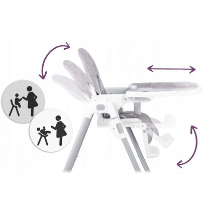Scaun de masa pentru copii Nukido Tulo 700400 - Mov