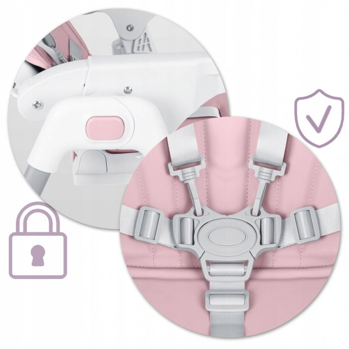 Scaun de masa pentru copii Nukido Tulo 700402 - Roz