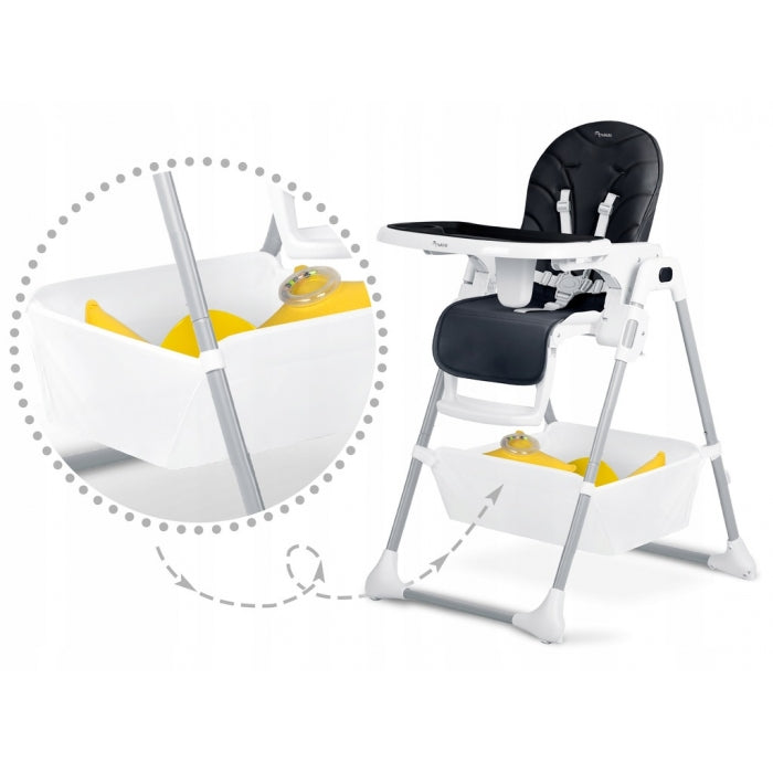 Scaun de masa pentru copii Nukido Tulo 700403 - Negru