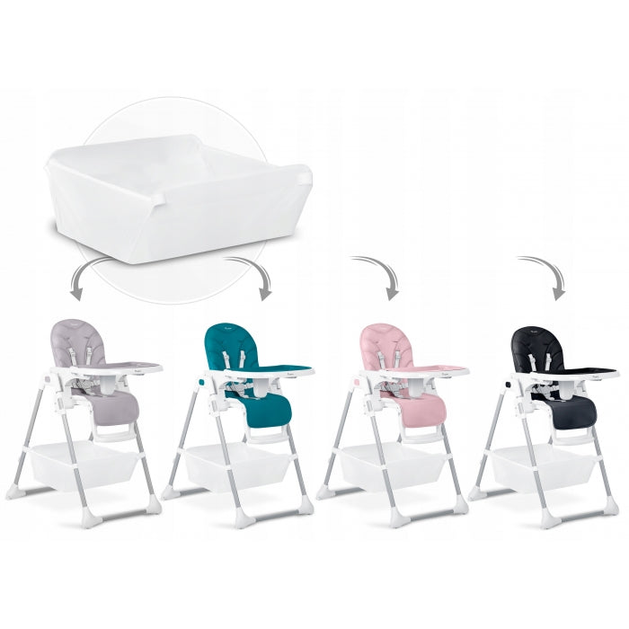 Cos de depozitare pentru scaunul de masa Nukido Tulo 704900 - Alb