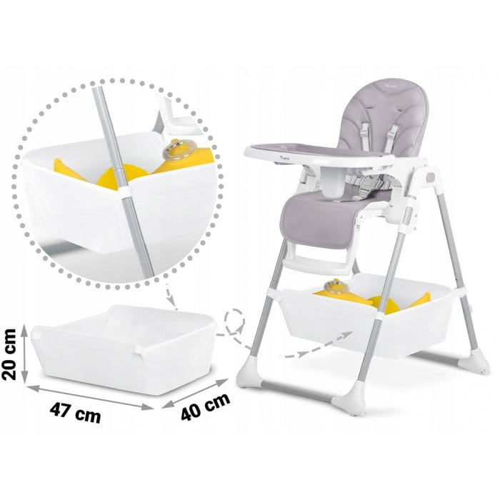 Cos de depozitare pentru scaunul de masa Nukido Tulo 704900 - Alb