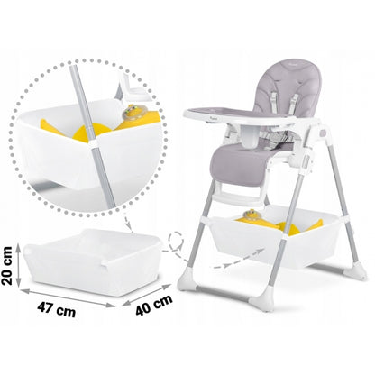 Cos de depozitare pentru scaunul de masa Nukido Tulo 704900 - Alb