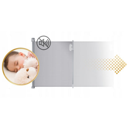 Bariera de protectie pentru scari si usi, 50-140 cm, Nukido 718401 - Gri