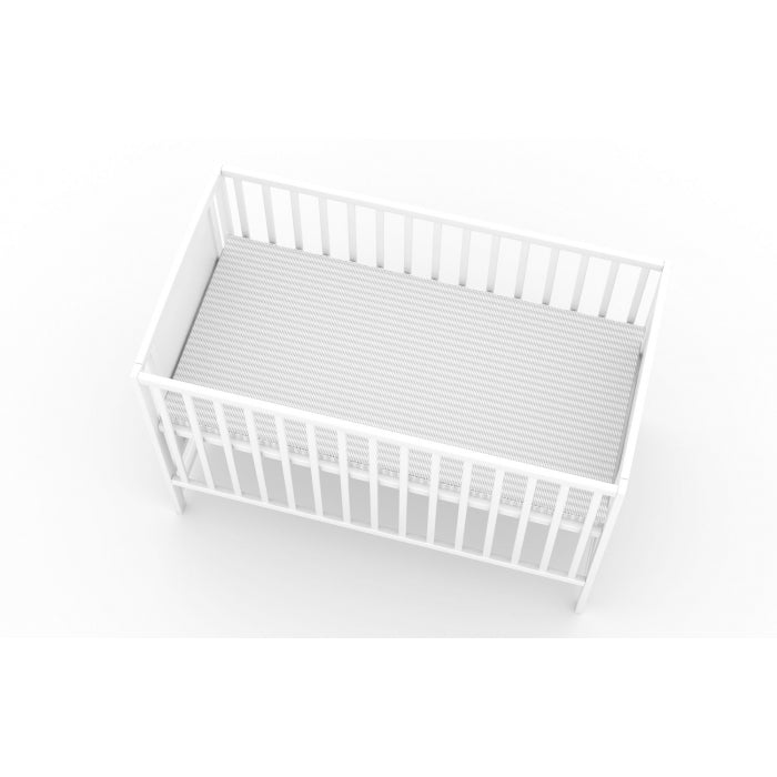 Patut fara sertar VESSANTI BERTA GIRAFA Alb + Saltea Cocos 8 cm 