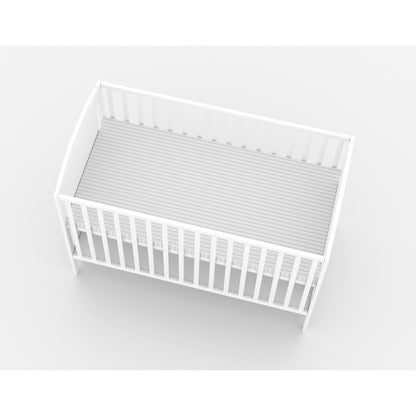 Patut fara sertar VESSANTI Milo Girafa Alb + Saltea Cocos 12 cm 