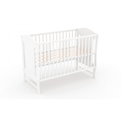 Patut fara sertar VESSANTI Zuza Alb + Saltea Cocos 12 cm 