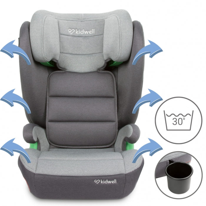 Scaun auto cu Isofix 15-36 Kg Kidwell Weston - Dark Gray