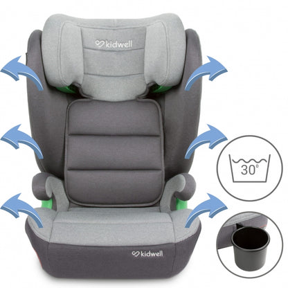 Scaun auto cu Isofix 15-36 Kg Kidwell Weston - Dark Gray