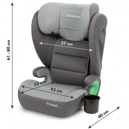 Scaun auto cu Isofix 15-36 Kg Kidwell Weston - Dark Gray
