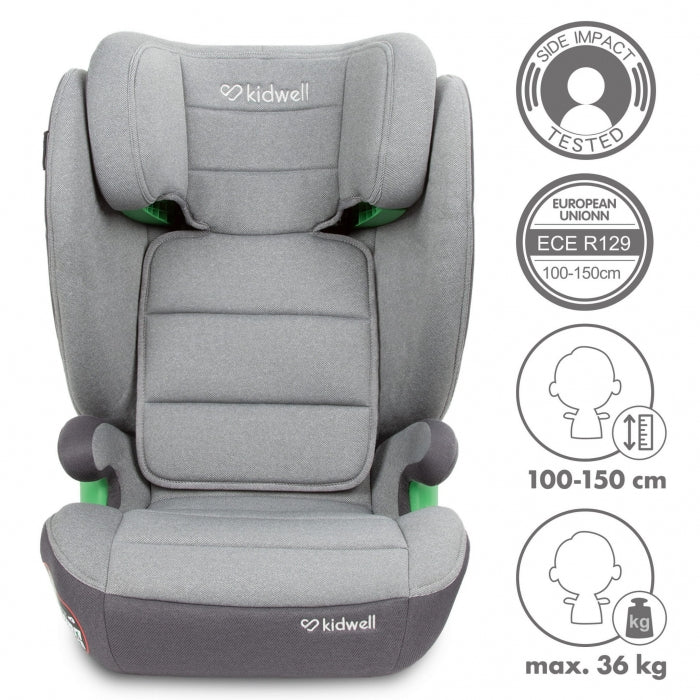 Scaun auto cu Isofix 15-36 Kg Kidwell Weston - Light Gray