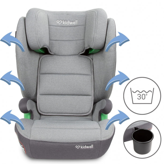 Scaun auto cu Isofix 15-36 Kg Kidwell Weston - Light Gray