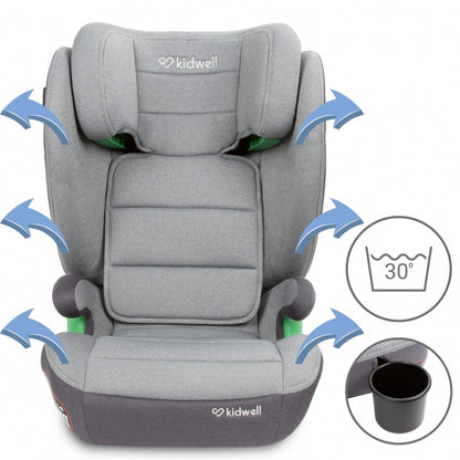 Scaun auto cu Isofix 15-36 Kg Kidwell Weston - Light Gray