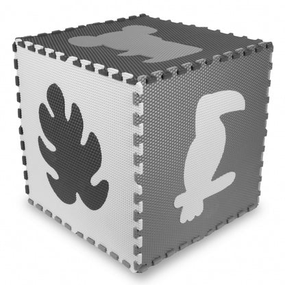 Salteluta de joaca pentru copii tip puzzle 179 x 179 cm Kidwell SENSO Tropical