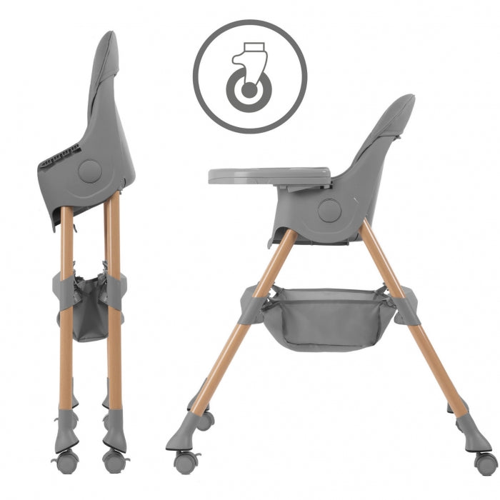 Scaun de masa 2 in 1 Kidwell KARIMI - Gri