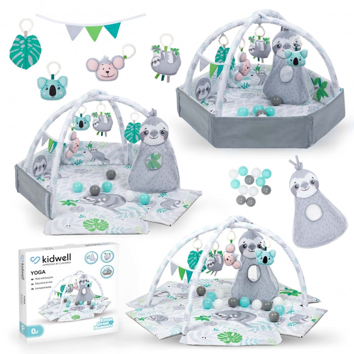 Salteluta de joaca interactiva Kidwell YOGA - Gray