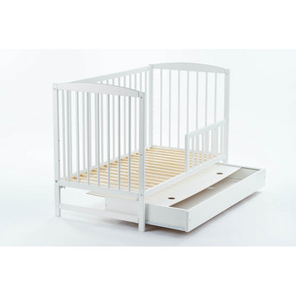 Patut tip canapea Drewex Lulaya cu sertar - Alb