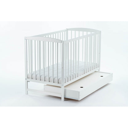 Patut tip canapea Drewex Lulaya cu sertar - Alb