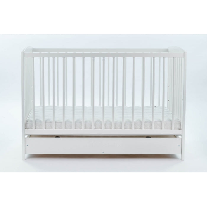 Patut tip canapea Drewex Lulaya cu sertar - Alb