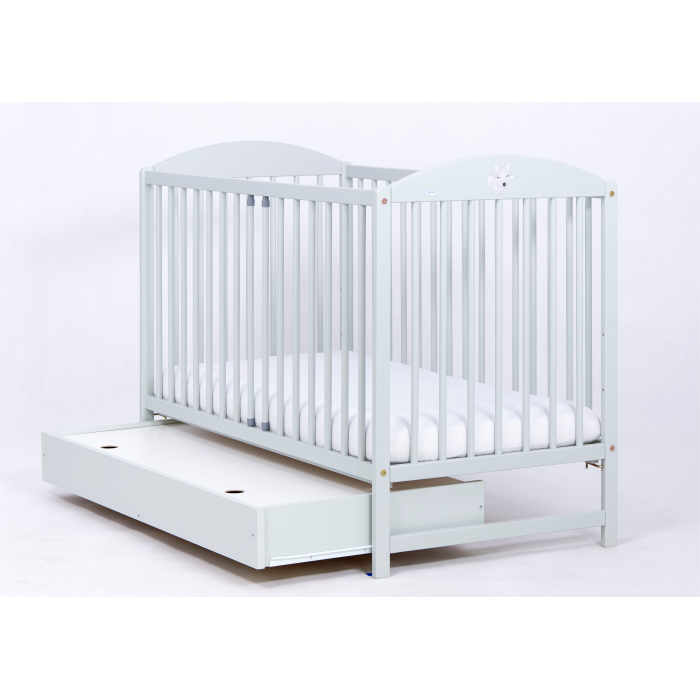 Patut Drewex Fox cu sertar - Gri