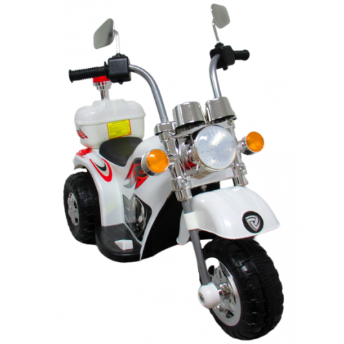 Motocicleta electrica pentru copii M8 995 R-Sport - Alb