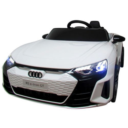 Masinuta electrica cu telecomanda Audi E-TRON R-Sport - Alb