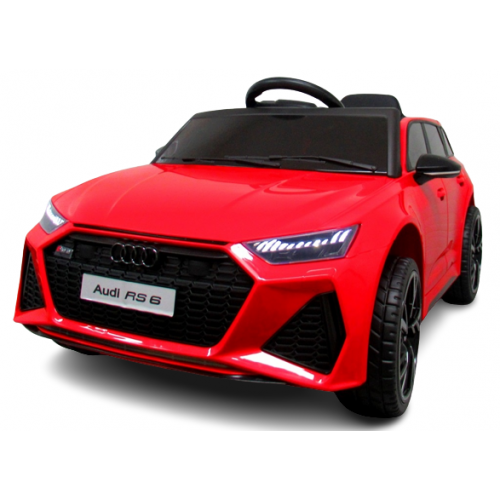 Masinuta electrica cu telecomanda Audi RS6 R-Sport - Rosu