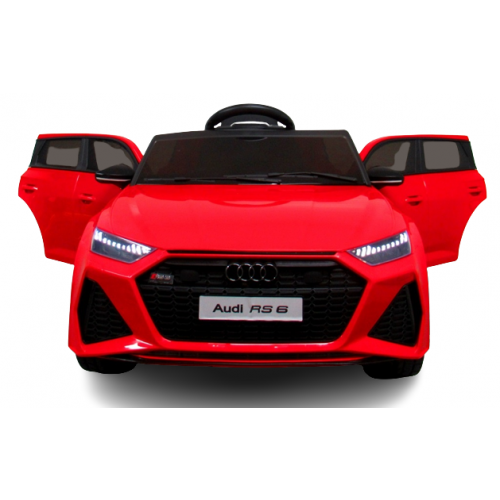 Masinuta electrica cu telecomanda Audi RS6 R-Sport - Rosu