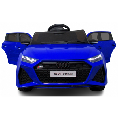 Masinuta electrica cu telecomanda Audi RS6 R-Sport - Albastru